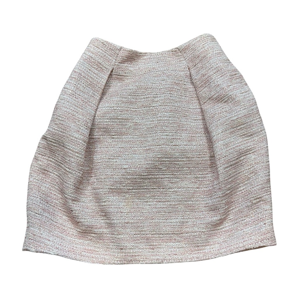 Ladies Massimo Dutti Pink Tweed Mini Skirt‎ Size 6